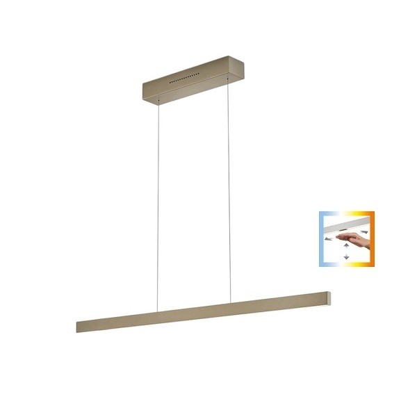 LED-Pendelleuchte LINDA-92, effekt bronze