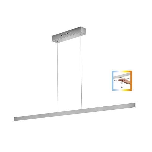 LED-Pendelleuchte LINDA-152, nickel matt