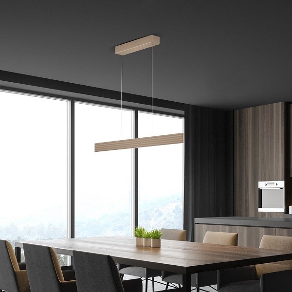LED-Pendelleuchte FARA-92, effekt bronze
