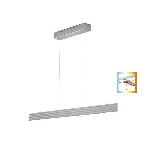 LED-Pendelleuchte FARA-112, nickel matt