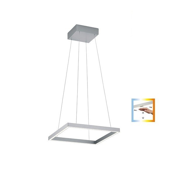 LED-Pendelleuchte NIKA-40, nickel matt
