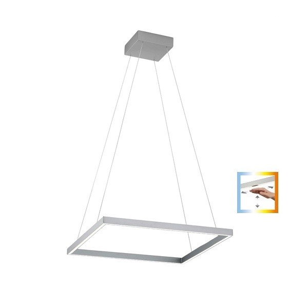 LED-Pendelleuchte NIKA-60, nickel matt