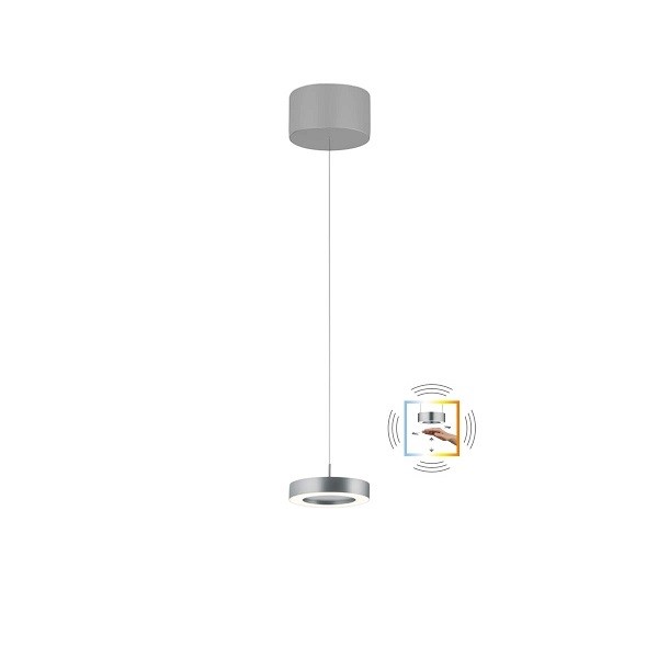 LED-Pendelleuchte DAJA-1, nickel matt