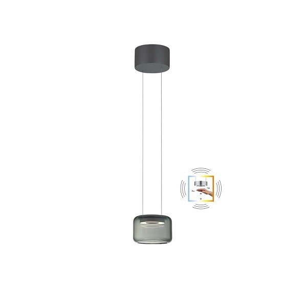 LED-Pendelleuchte SIDRA-1, graphit anthrazit