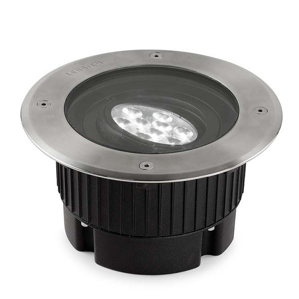 Recessed floor luminaires IP65/IP67 GEA POWER LED ROUND  D:180mm LED 9W 4000K AISI316-