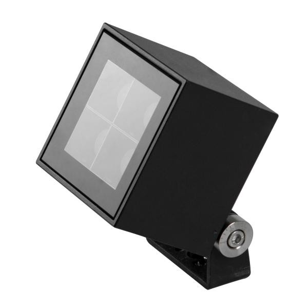 Brumberg AB-Strahler BLOKK quadr., gra 930 on/off 10W 230V IP65 schwenk