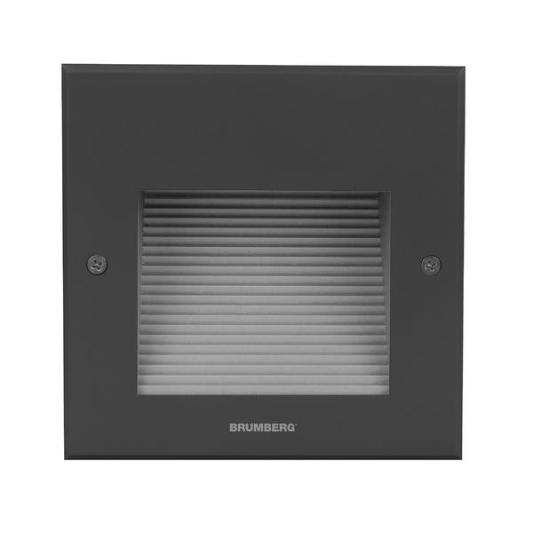 Brumberg EB-Wandleuchte  CARDUI rechte. sw, 830 on/off 2W 230V IP65