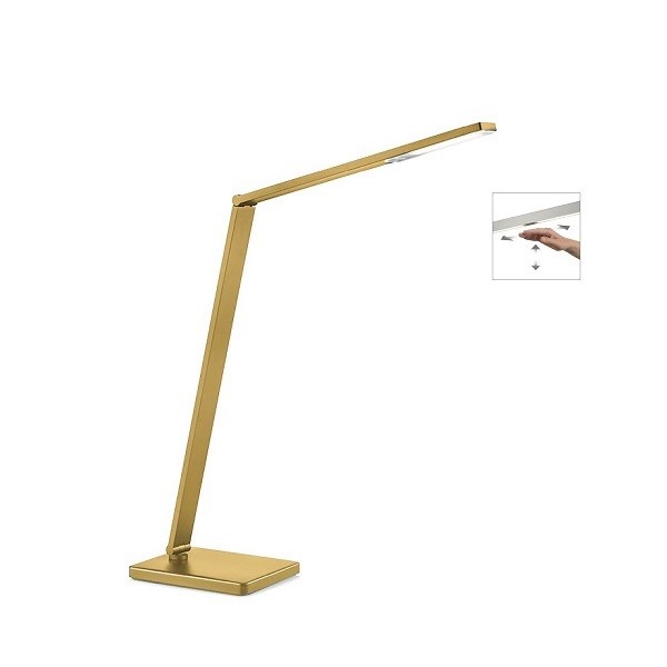 LED-Tischleuchte JULI-T, messing matt