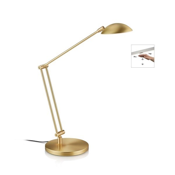 LED-Tischleuchte ILSA-T, messing matt