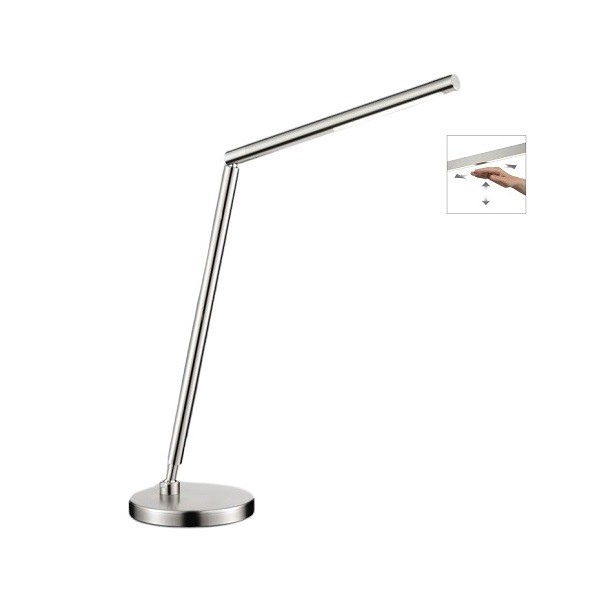 LED-Tischleuchte DINA-T, chrom