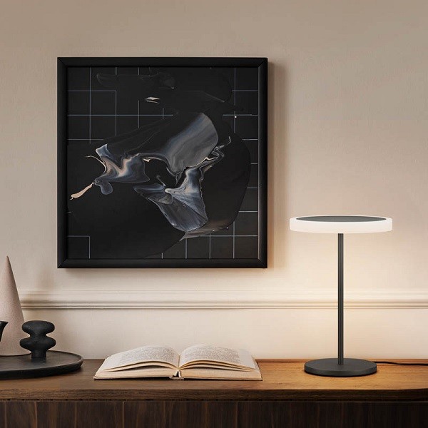 LED-Tischleuchte TILDA-T, schwarz metallic