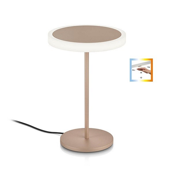 LED-Tischleuchte TILDA-T, sand metallic
