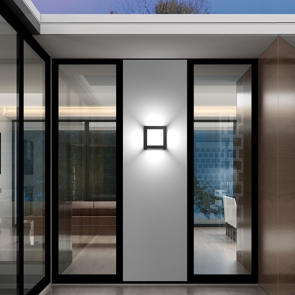 LED Wandleuchte CMD 62/LED, anthrazit