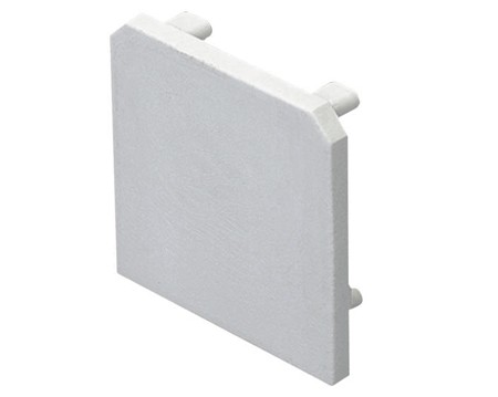 Endcap  NOSER - Eurotrack white, 3.6x3.5cm