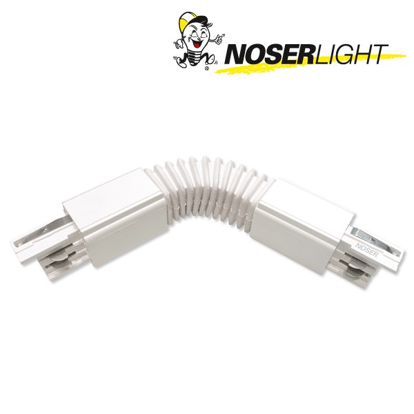 Connector flexible NOSER-EURO-Track, white, Item No. 71111