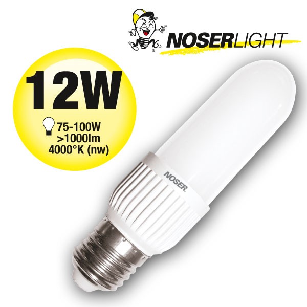 LED NOSEC-E E27, 12W, >1000lm, 840/4000K