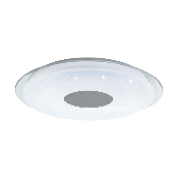 LED Ceiling Light LANCIANO-Z, 4-flames, white / chrome