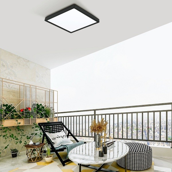 LED Surface-mounted Light ARGOLIS 2, black / white