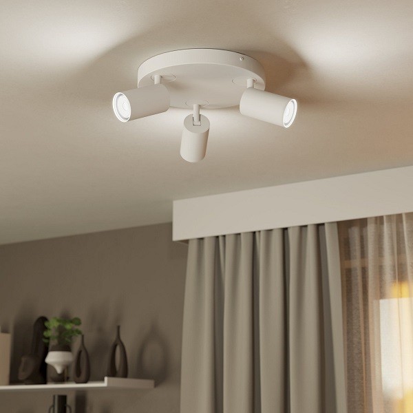 LED Ceiling Light TELIMBELA-Z Spot, 3-flames, white