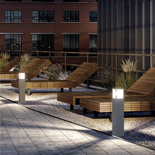 Pollerleuchte CMD 9018, E27, anthrazit