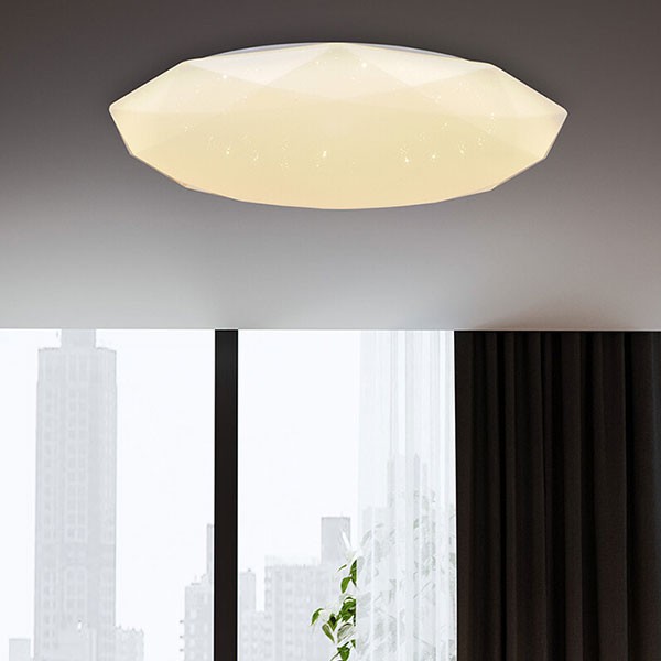 LED ceiling light TOULON, white