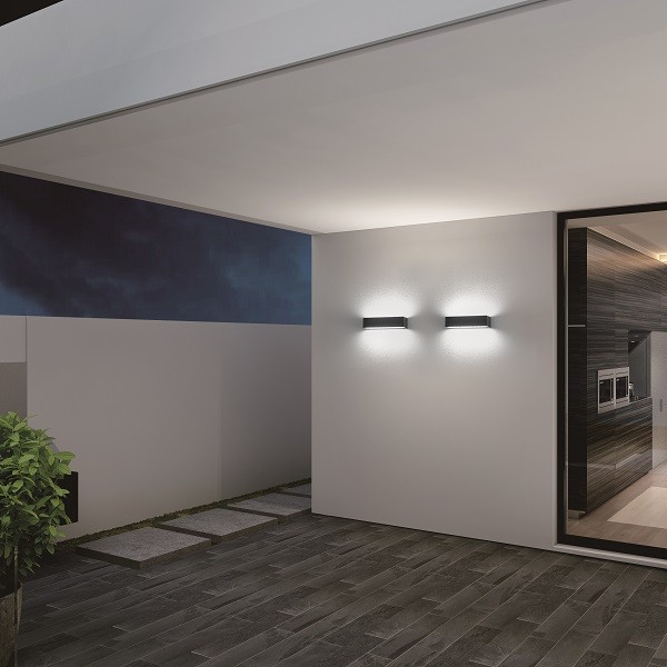 LED Wandleuchte CMD 9044, anthrazit