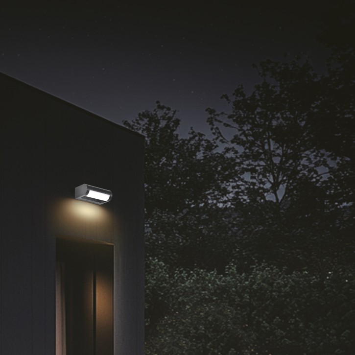 LED Wandleuchte CMD 9052, anthrazit