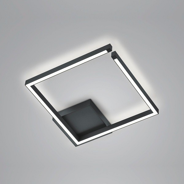 LED-Deckenleuchte YOKO-Q, schwarz