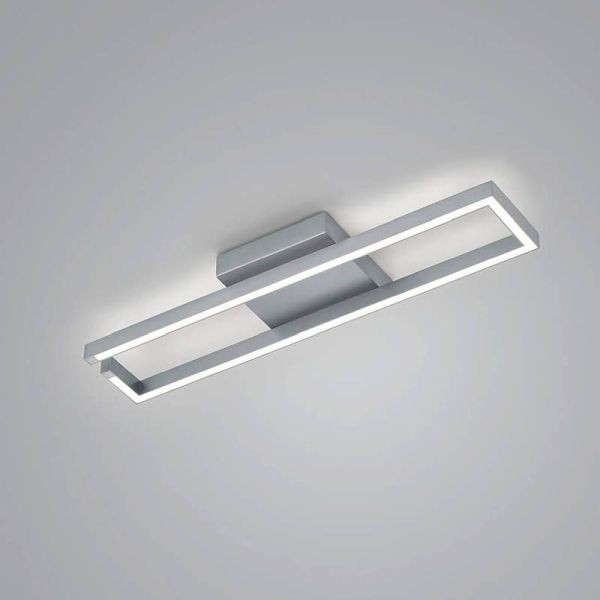 LED-Deckenleuchte YOKO-R, nickel matt
