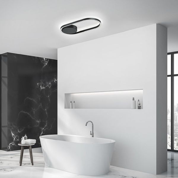 LED-Deckenleuchte RIKE, schwarz