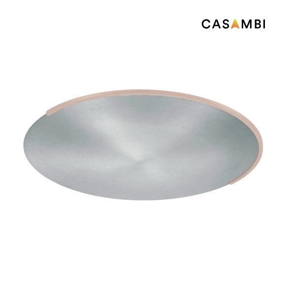 LED-Deckenleuchte Casambi ASTRA-C-60, nickel matt-sand metallic