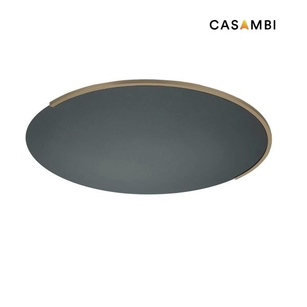 LED-Deckenleuchte Casambi ASTRA-C-60, schwarz metallic-bronze metallic