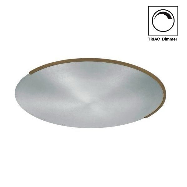 LED-Deckenleuchte ASTRA-60, nickel matt-bronze metallic