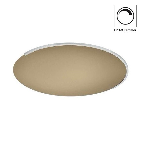 LED-Deckenleuchte ASTRA-60, bronze metallic-nickel matt