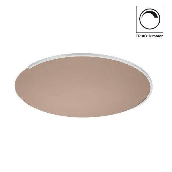 LED-Deckenleuchte ASTRA-60, sand metallic-nickel matt