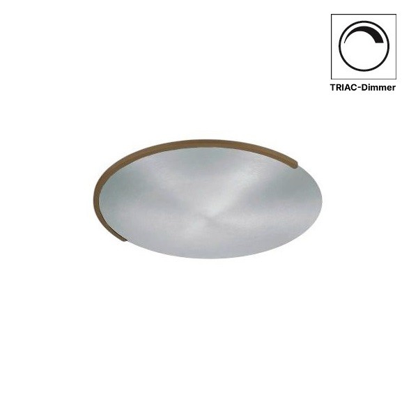 LED-Deckenleuchte ASTRA-40, nickel matt-bronze metallic
