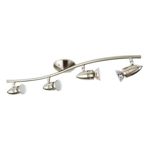 LED 4-spot MAGNUM, nickel matt