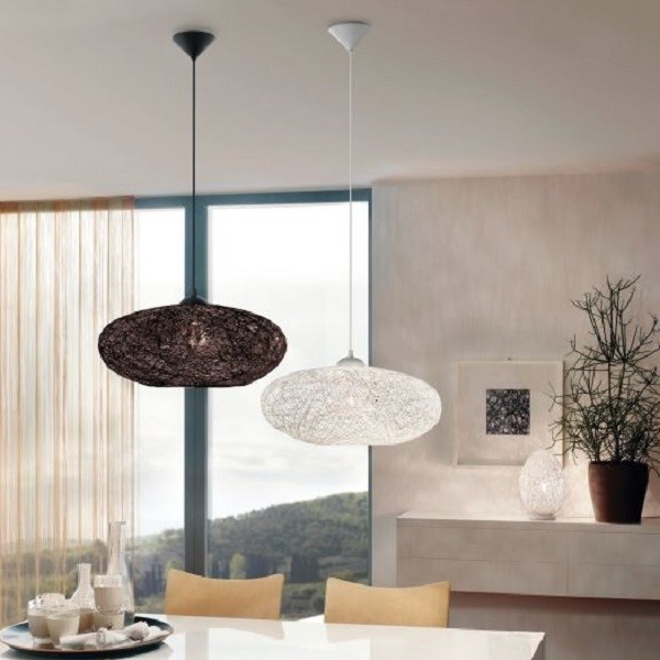 Pendant Light CAMPILO, 1-flame, white