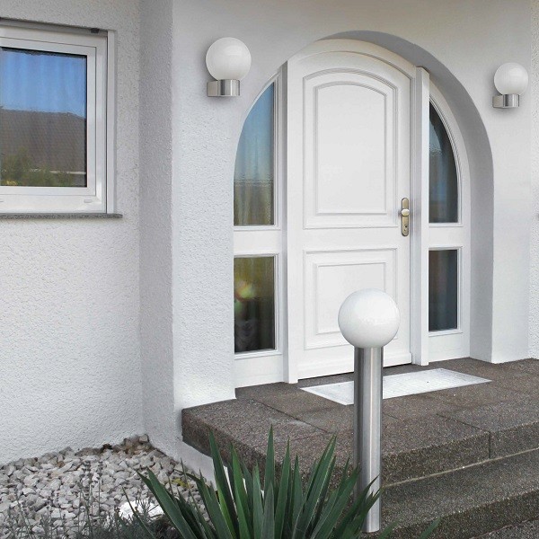 Wandleuchte CMD 93, E27, edelstahl