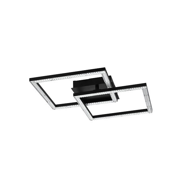 LED Wand- /Deckenleuchte LEJIAS, schwarz