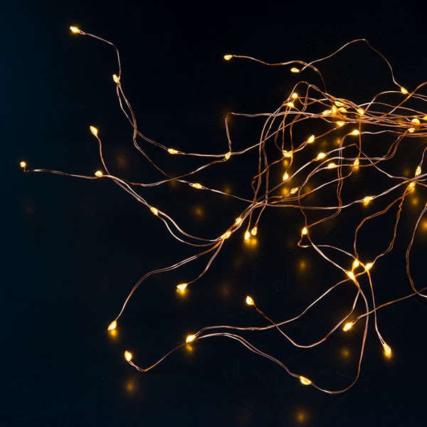 LED Angel Hair 300 copper