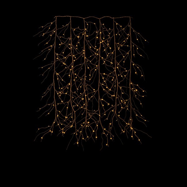 Branch Curtain brown