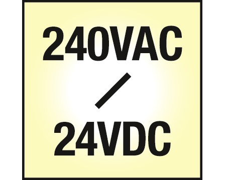 NOSER- LED Driver IP67, 18W Leistung, 240VAC/24VDC, Farbe alu