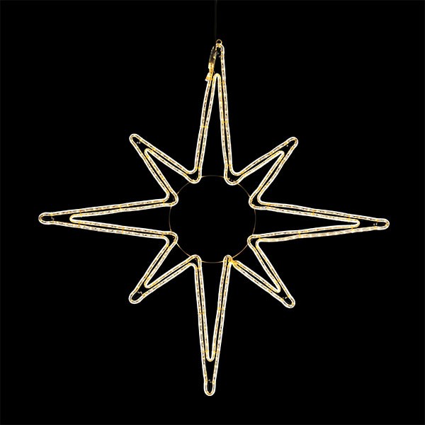 LED Swiss Star, ww, 120cm, white230V/39.15W, indoor&outdoor, warm-white