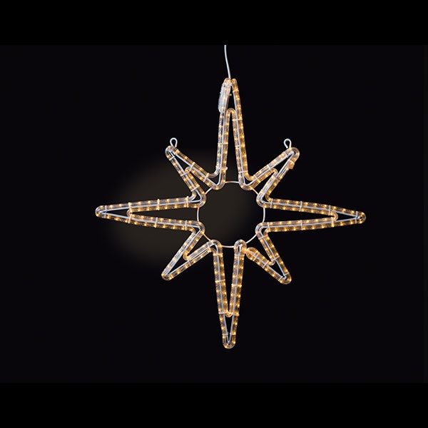 LED Swiss Star, warm-white