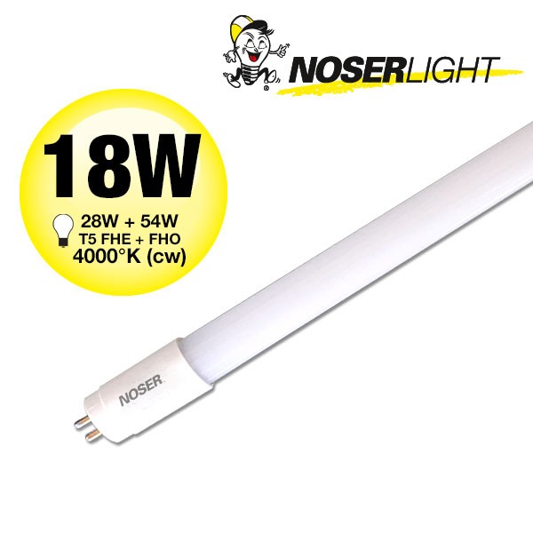 NOSER T5 LED Tube, frosted, G5, 120cm, 4000K