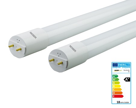 NOSER T8 LED Röhre, matt, G13, 60cm, 9W, 900lm, 4000K