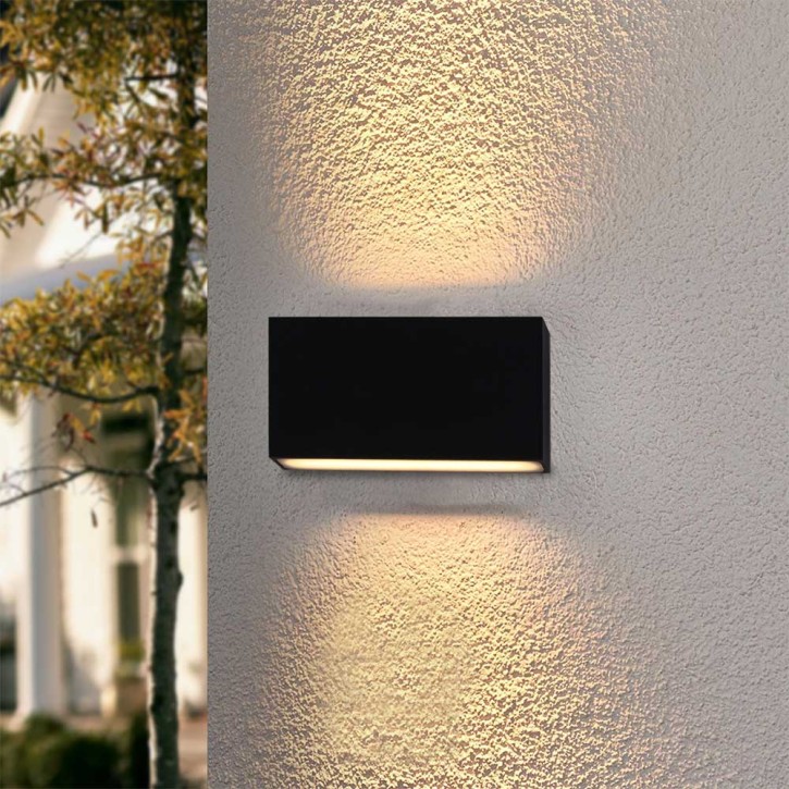 NOSER LED Applique murale VENERE, 15W, noir, IP65